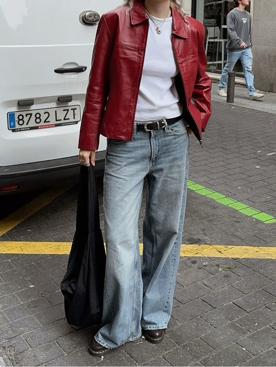 Wilsons Leather Jackets & Blazers - Wilsons Leather • Vintage Red Leather Jacket